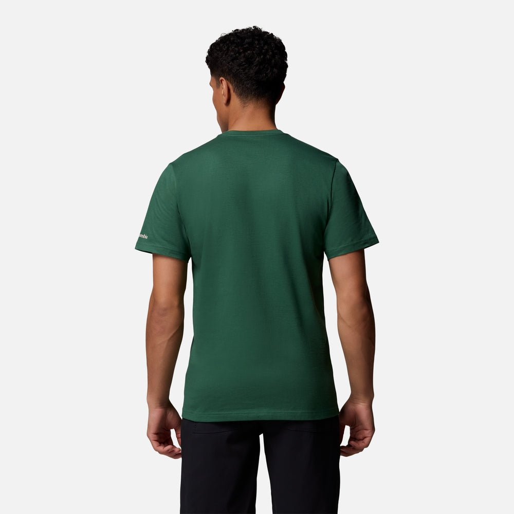 Áo Thun Nam Columbia Csc™ Seasonal Logo - Xanh Lá - Supersports Vietnam