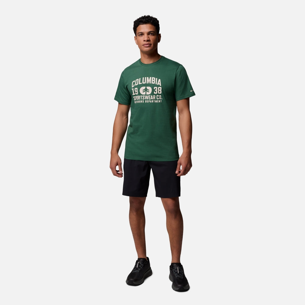 Áo Thun Nam Columbia Csc™ Seasonal Logo - Xanh Lá - Supersports Vietnam