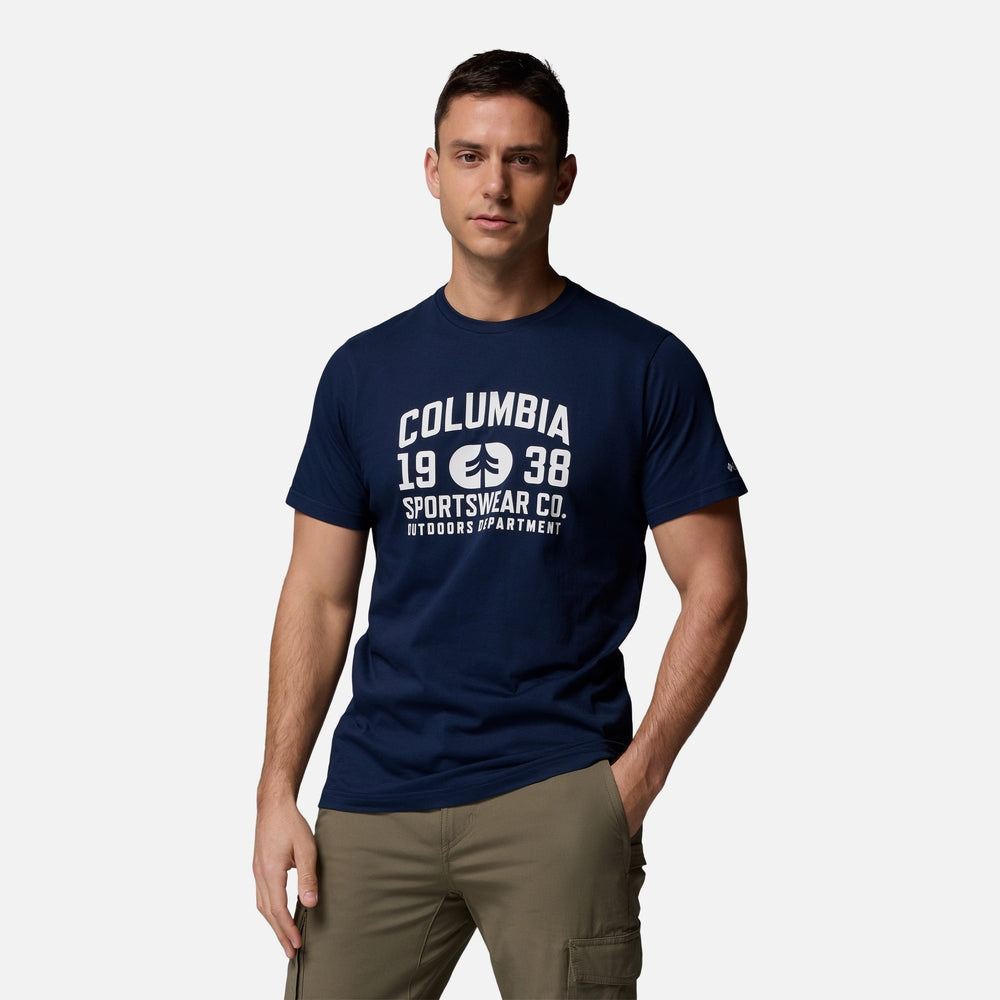 Áo Thun Nam Columbia Csc™ Seasonal Logo - Xanh Navy - Supersports Vietnam
