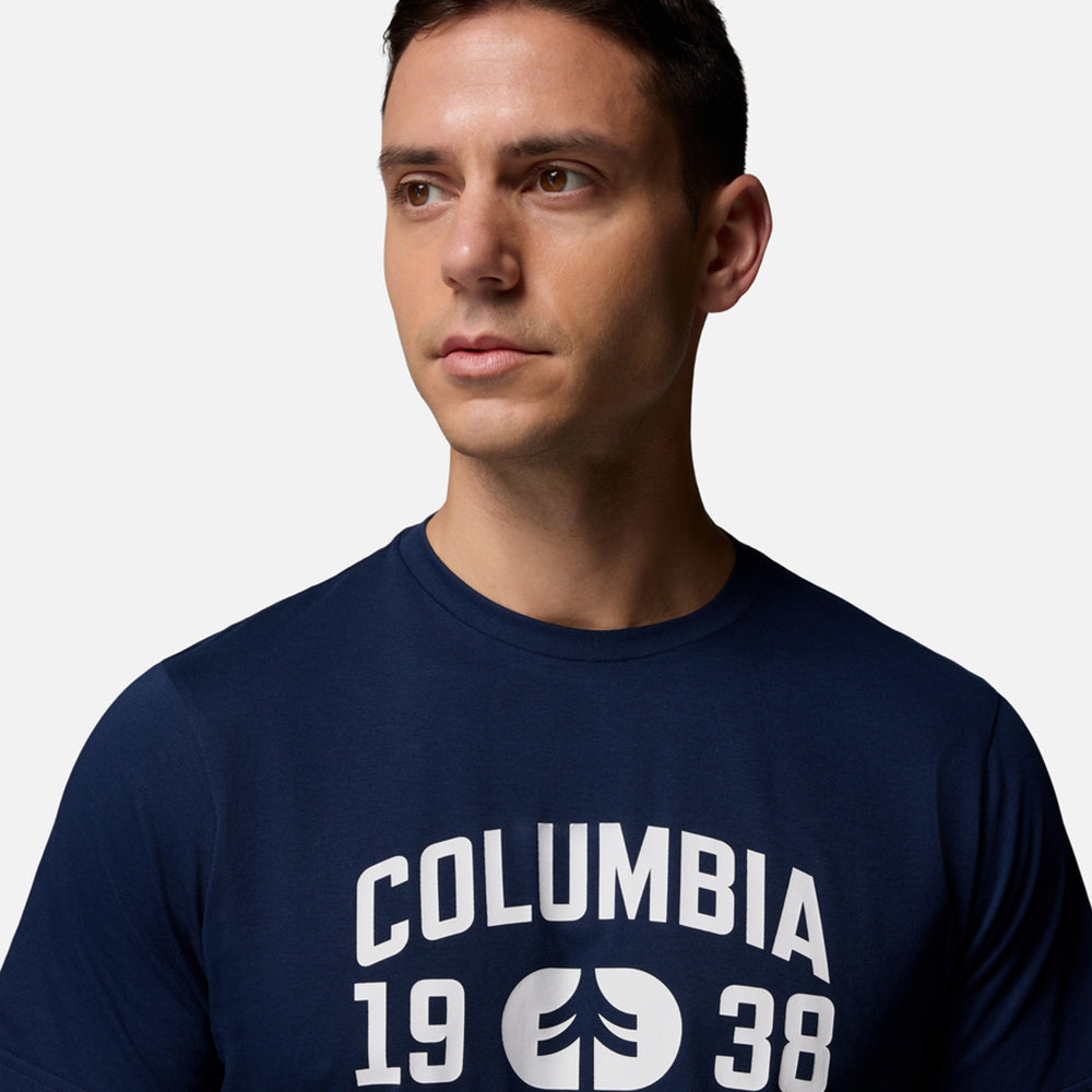 Áo Thun Nam Columbia Csc™ Seasonal Logo - Xanh Navy - Supersports Vietnam