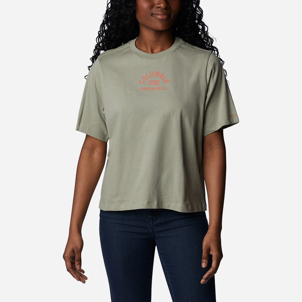 Áo Thun Nữ Columbia North Cascades™ Relaxed - Xanh Quân Đội - Supersports Vietnam