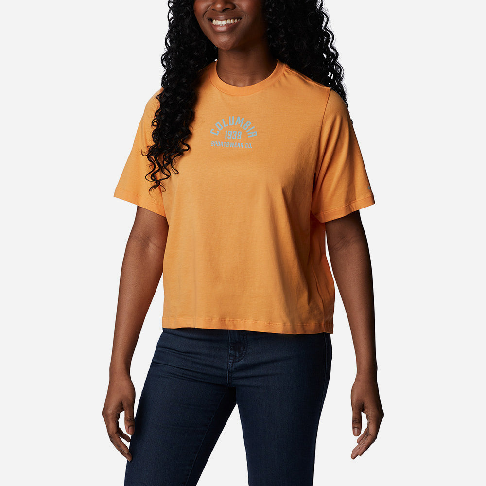 Áo Thun Nữ Columbia North Cascades™ Relaxed - Vàng - Supersports Vietnam
