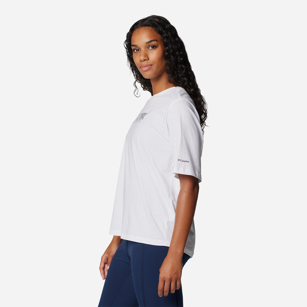 Áo Thun Nữ Columbia North Cascades™ Relaxed - Trắng - Supersports Vietnam