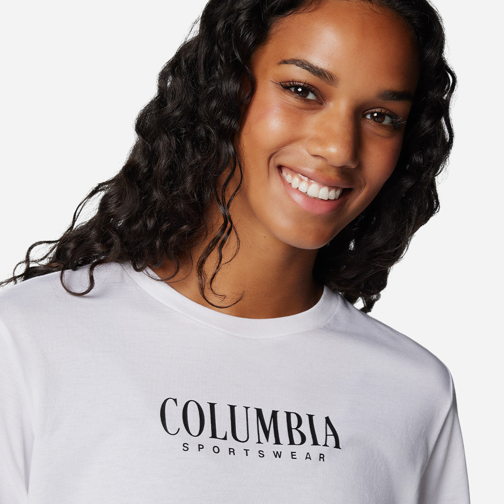 Áo Thun Nữ Columbia North Cascades™ Relaxed - Trắng - Supersports Vietnam