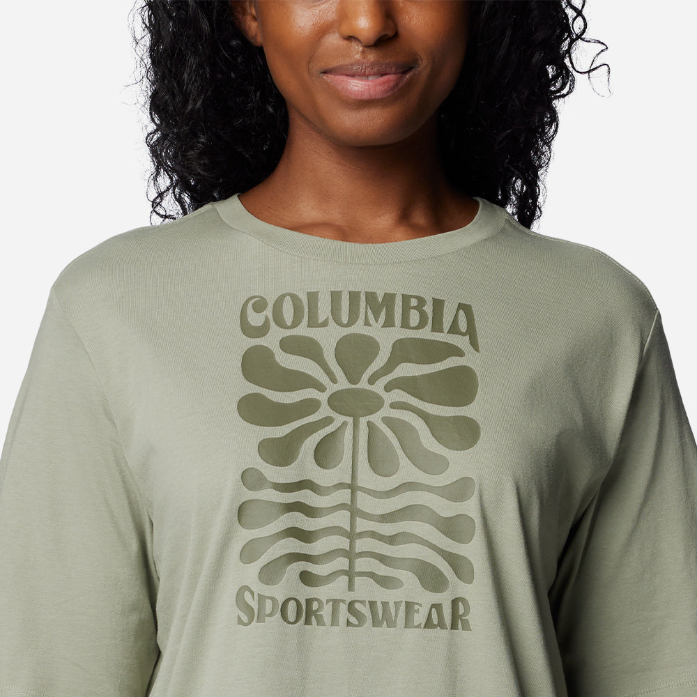 Áo Thun Nữ Columbia North Cascades™ Relaxed - Xanh Mint - Supersports Vietnam