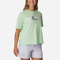Áo Thun Ngắn Tay Nữ Columbia North Cascades™ Relaxed - Xanh Mint - Supersports Vietnam