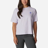 Áo Thun Ngắn Tay Nữ Columbia North Cascades™ Relaxed - Tím - Supersports Vietnam