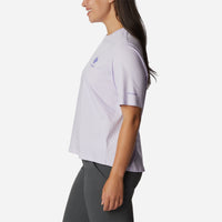 Áo Thun Ngắn Tay Nữ Columbia North Cascades™ Relaxed - Tím - Supersports Vietnam