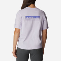 Áo Thun Ngắn Tay Nữ Columbia North Cascades™ Relaxed - Tím - Supersports Vietnam