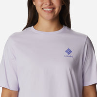 Áo Thun Ngắn Tay Nữ Columbia North Cascades™ Relaxed - Tím - Supersports Vietnam