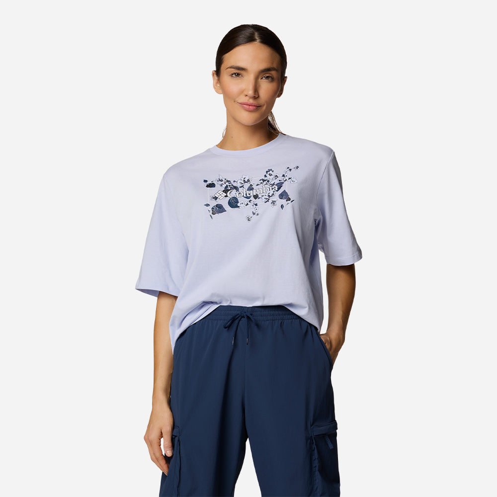 Áo Thun Nữ Columbia North Cascades™ Relaxed - Tím - Supersports Vietnam