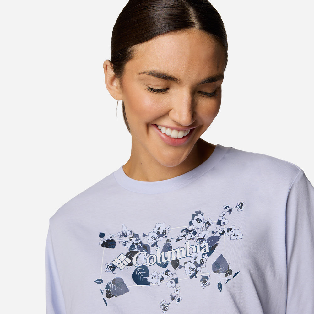 Áo Thun Nữ Columbia North Cascades™ Relaxed - Tím - Supersports Vietnam