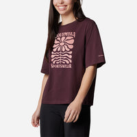 Áo Thun Nữ Columbia North Cascades™ Relaxed - Tím - Supersports Vietnam