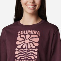 Áo Thun Nữ Columbia North Cascades™ Relaxed - Tím - Supersports Vietnam