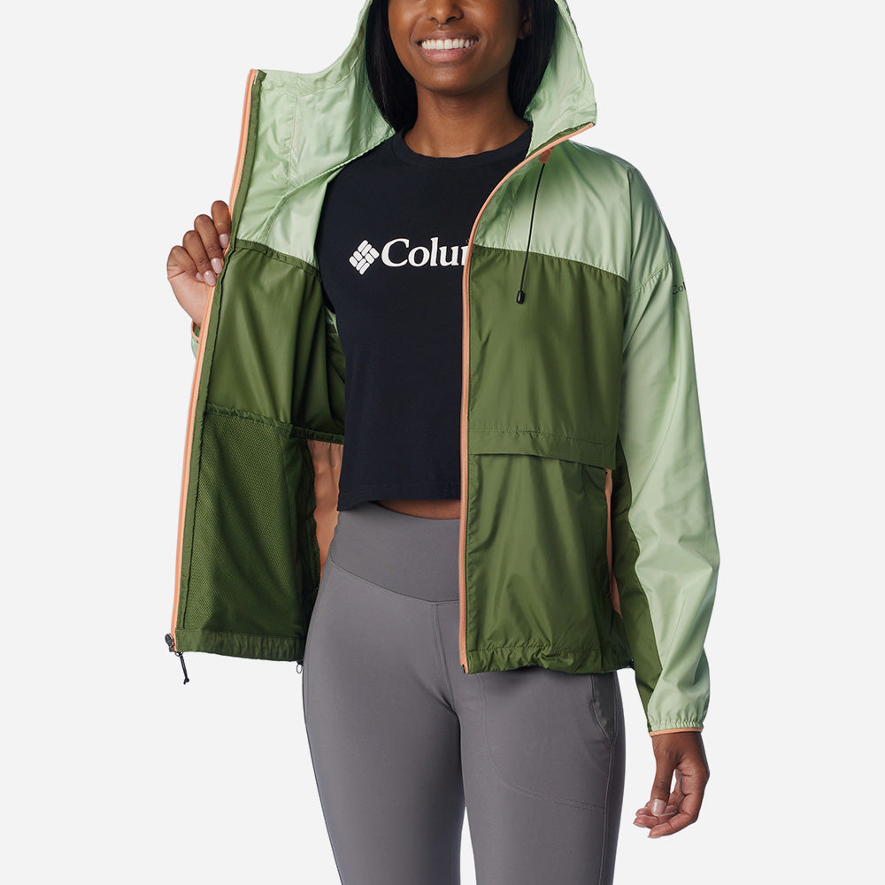 Áo Khoác Nữ Columbia Alpine Chill™ Windbreaker - Xanh Lá - Supersports Vietnam