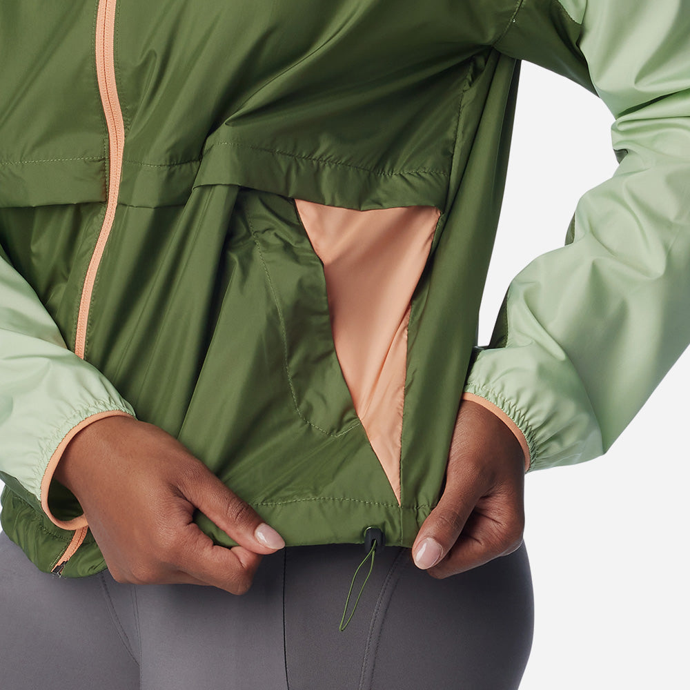 Áo Khoác Nữ Columbia Alpine Chill™ Windbreaker - Xanh Lá - Supersports Vietnam
