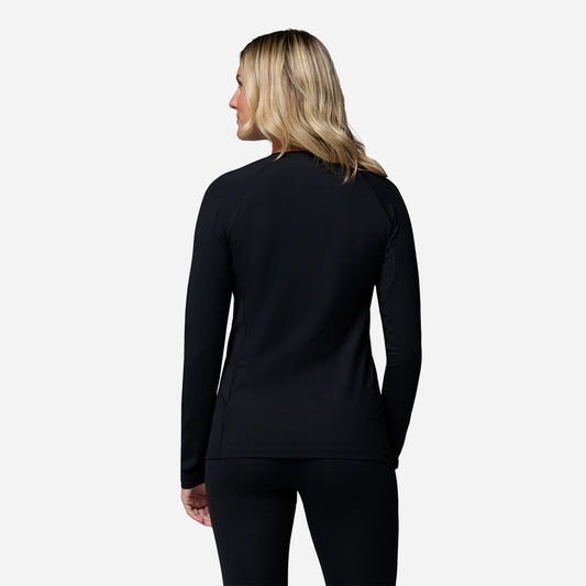 Áo Thun Nữ Columbia Omni-Heat Infinity™ Knit Long Sleeve Baselayer Crew - Đen - Supersports Vietnam