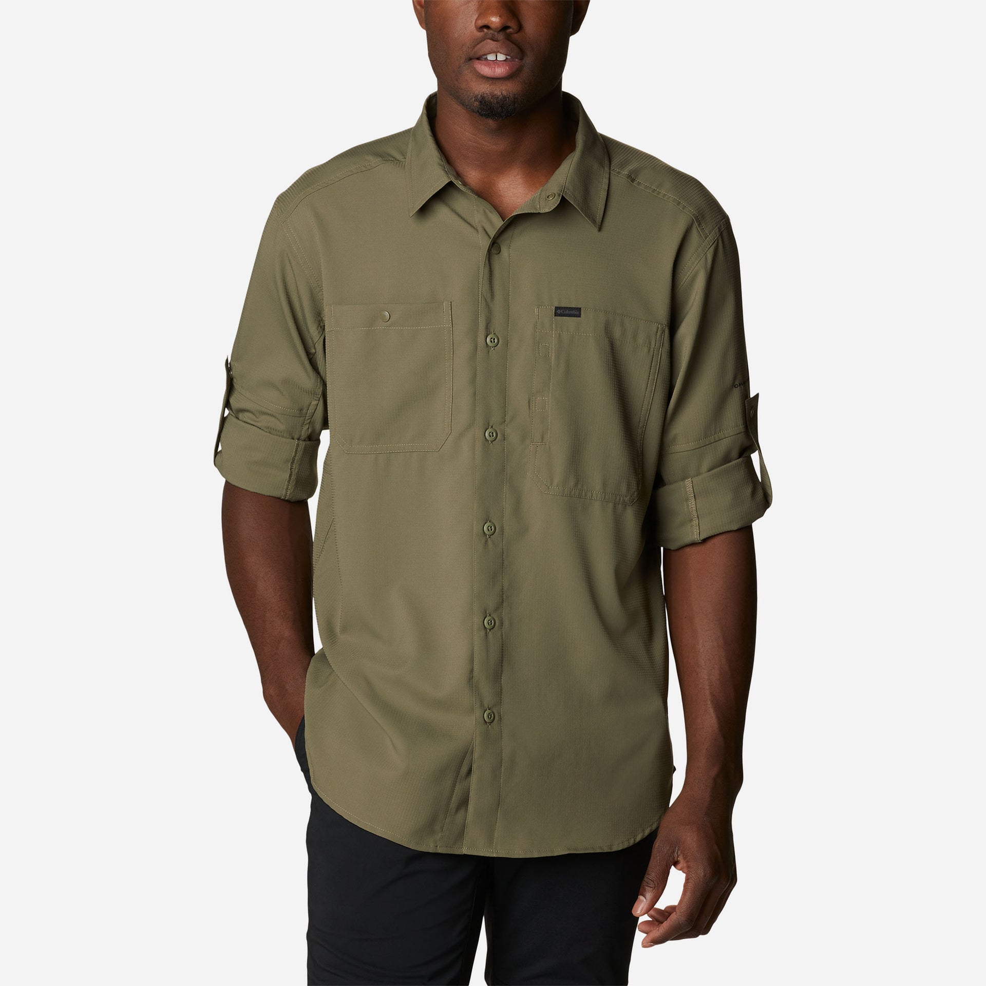 Áo Sơ Mi Dài Tay Nam Columbia Silver Ridge™ Utility Lite - Xanh Quân Đội - Supersports Vietnam