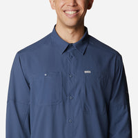 Áo Sơ Mi Tay Dài Nam Columbia Silver Ridge™ Utility Lite - Xanh Navy - Supersports Vietnam