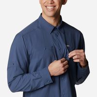 Áo Sơ Mi Tay Dài Nam Columbia Silver Ridge™ Utility Lite - Xanh Navy - Supersports Vietnam