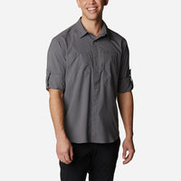 Áo Sơ Mi Tay Dài Nam Columbia Silver Ridge™ Utility Lite - Xám - Supersports Vietnam