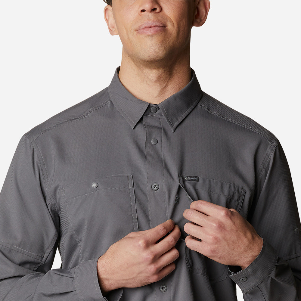 Áo Sơ Mi Tay Dài Nam Columbia Silver Ridge™ Utility Lite - Xám - Supersports Vietnam