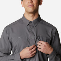 Áo Sơ Mi Tay Dài Nam Columbia Silver Ridge™ Utility Lite - Xám - Supersports Vietnam