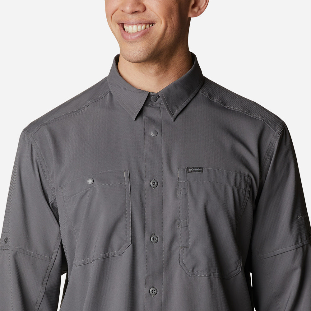 Áo Sơ Mi Tay Dài Nam Columbia Silver Ridge™ Utility Lite - Xám - Supersports Vietnam
