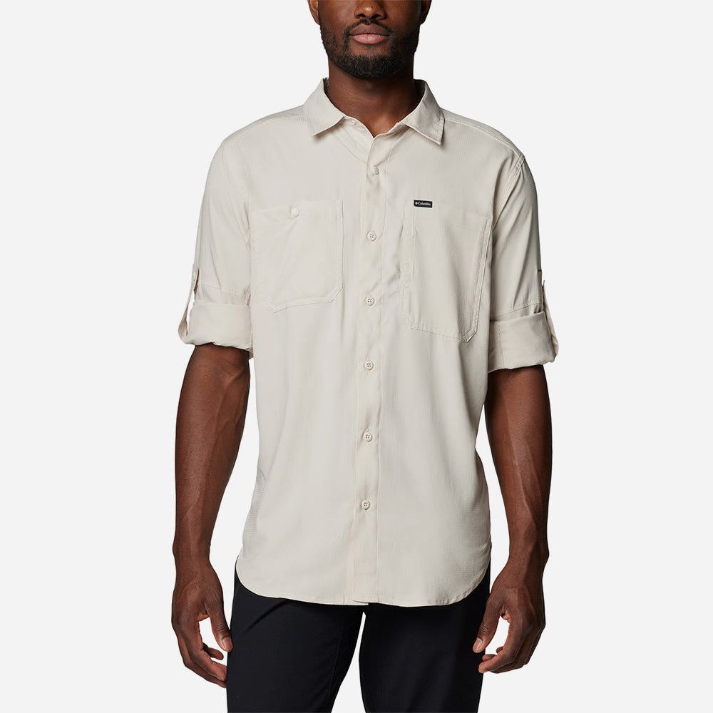 Áo Sơ Mi Tay Dài Nam Columbia Silver Ridge™ Utility Lite Longsleeve - Be - Supersports Vietnam