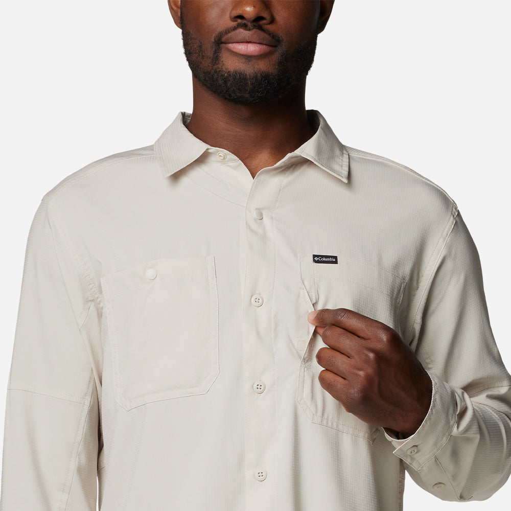 Áo Sơ Mi Tay Dài Nam Columbia Silver Ridge™ Utility Lite Longsleeve - Be - Supersports Vietnam