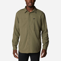 Áo Sơ Mi Tay Dài Nam Columbia Silver Ridge™ Utility Lite - Xanh Quân Đội - Supersports Vietnam