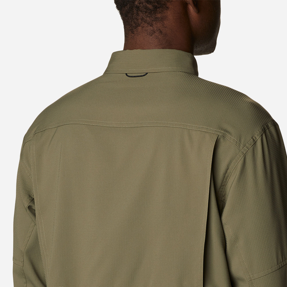 Áo Sơ Mi Tay Dài Nam Columbia Silver Ridge™ Utility Lite - Xanh Quân Đội - Supersports Vietnam