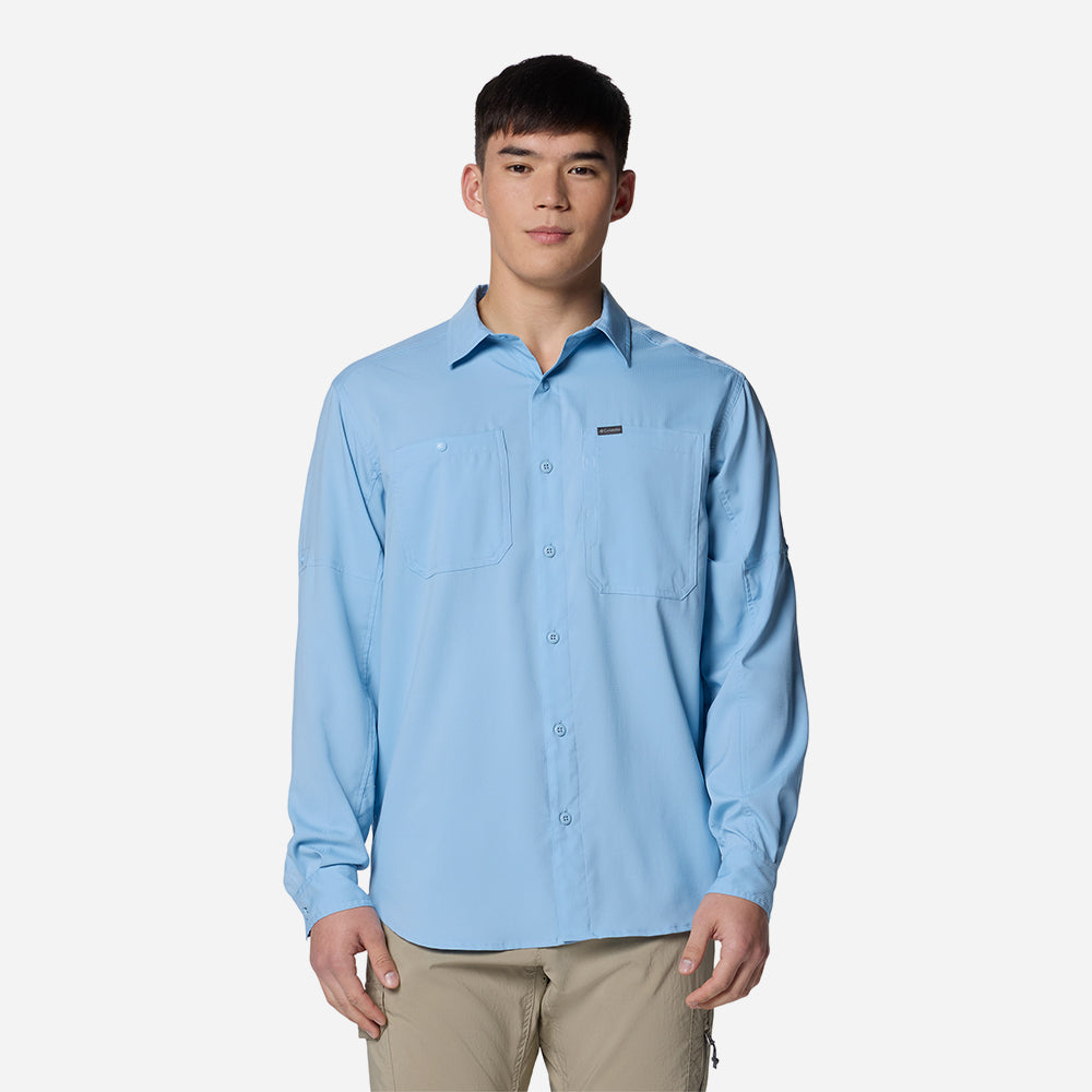 Áo Sơ Mi Dài Tay Nam Columbia Silver Ridge™ Utility Lite - Xanh Dương - Supersports Vietnam