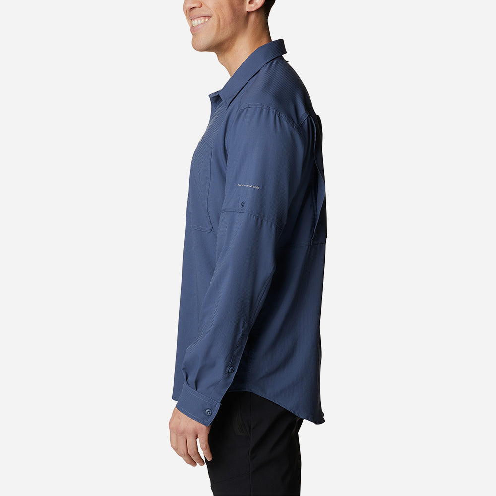 Áo Sơ Mi Tay Dài Nam Columbia Silver Ridge™ Utility Lite - Xanh Dương - Supersports Vietnam