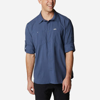 Áo Sơ Mi Tay Dài Nam Columbia Silver Ridge™ Utility Lite - Xanh Dương - Supersports Vietnam