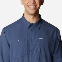 Áo Sơ Mi Tay Dài Nam Columbia Silver Ridge™ Utility Lite - Xanh Dương - Supersports Vietnam
