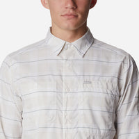 Áo Sơ Mi Dài Tay Nam Columbia Silver Ridge™ Utility Lite Plaid - Trắng - Supersports Vietnam