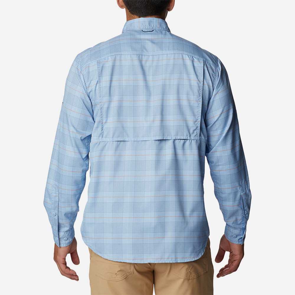 Áo Sơ Mi Dài Tay Nam Columbia Silver Ridge™ Utility Lite Plaid - Xanh Dương - Supersports Vietnam