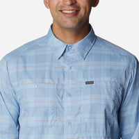 Áo Sơ Mi Dài Tay Nam Columbia Silver Ridge™ Utility Lite Plaid - Xanh Dương - Supersports Vietnam