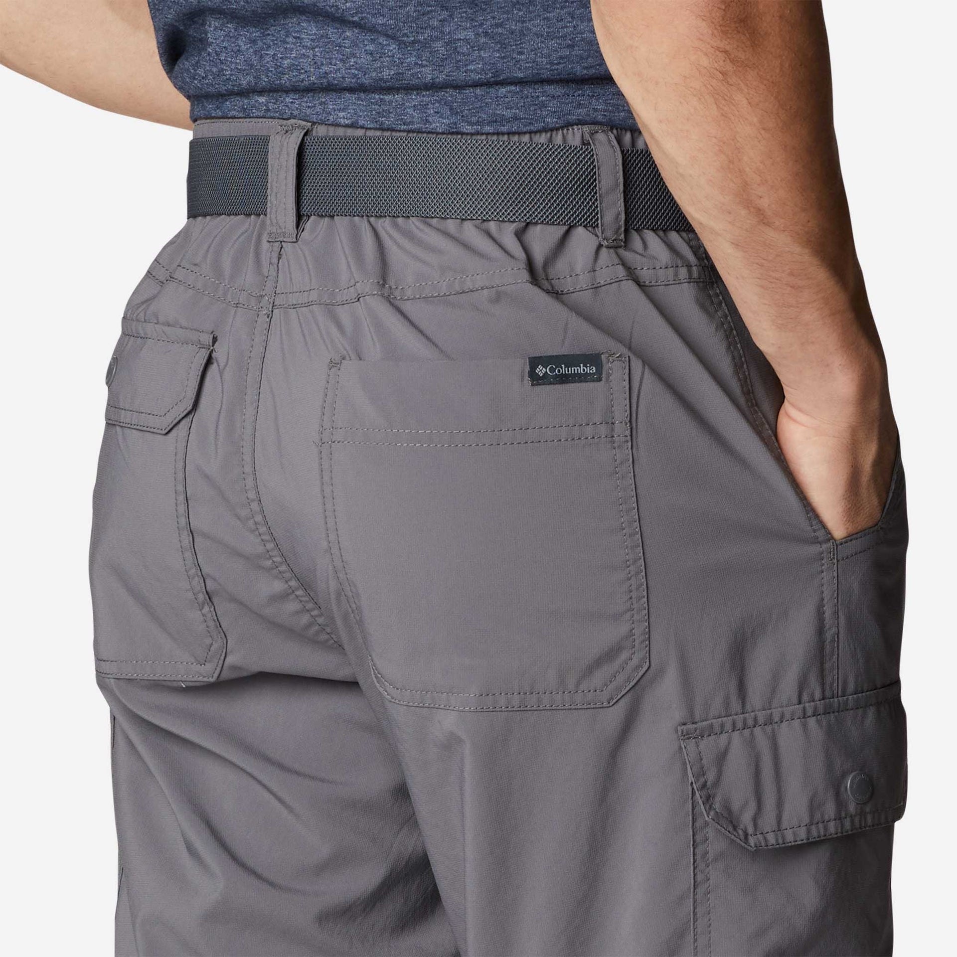 Quần Dài Thể Thao Chống Nắng Nam Columbia Silver Ridge™ Utility Convertible - Xám - Supersports Vietnam