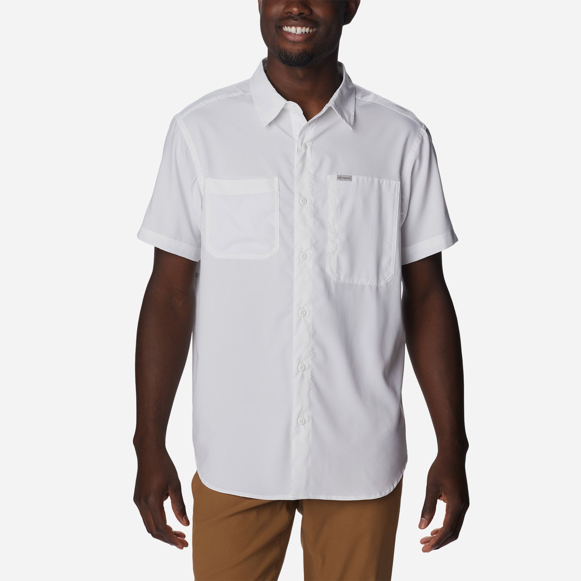 Áo Sơ Mi Ngắn Tay Nam Columbia Silver Ridge™ Utility Lite - Trắng - Supersports Vietnam