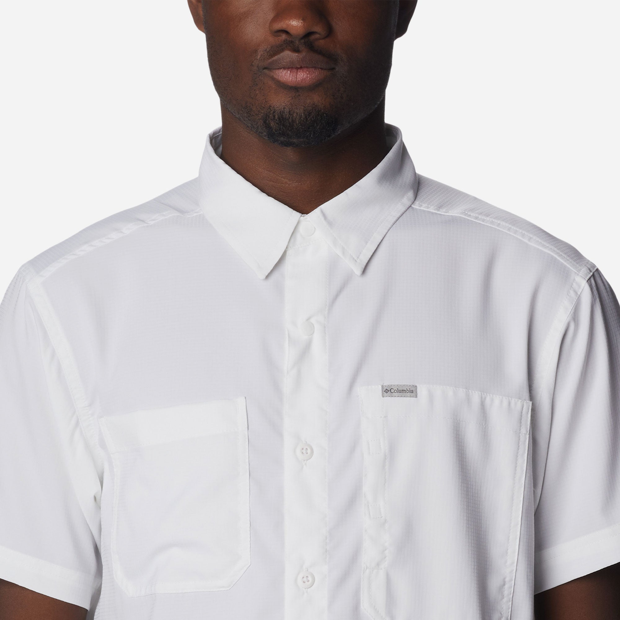 Áo Sơ Mi Ngắn Tay Nam Columbia Silver Ridge™ Utility Lite - Trắng - Supersports Vietnam