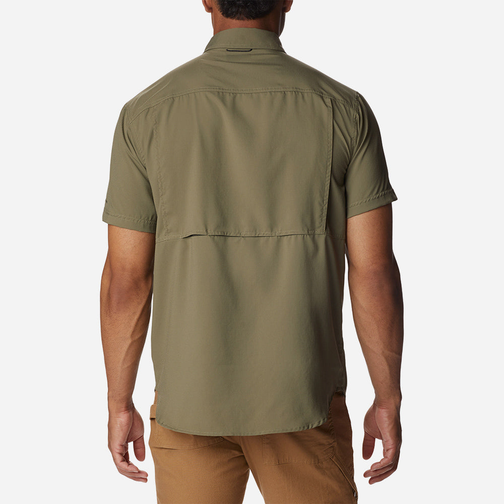 Áo Sơ Mi Tay Ngắn Nam Columbia Silver Ridge™ Utility Lite - Xanh Quân Đội - Supersports Vietnam