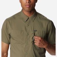 Áo Sơ Mi Tay Ngắn Nam Columbia Silver Ridge™ Utility Lite - Xanh Quân Đội - Supersports Vietnam