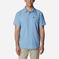 Áo Sơ Mi Ngắn Tay Nam Columbia Silver Ridge™ Utility Lite - Xanh Dương - Supersports Vietnam