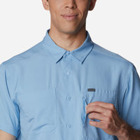 Áo Sơ Mi Ngắn Tay Nam Columbia Silver Ridge™ Utility Lite - Xanh Dương - Supersports Vietnam