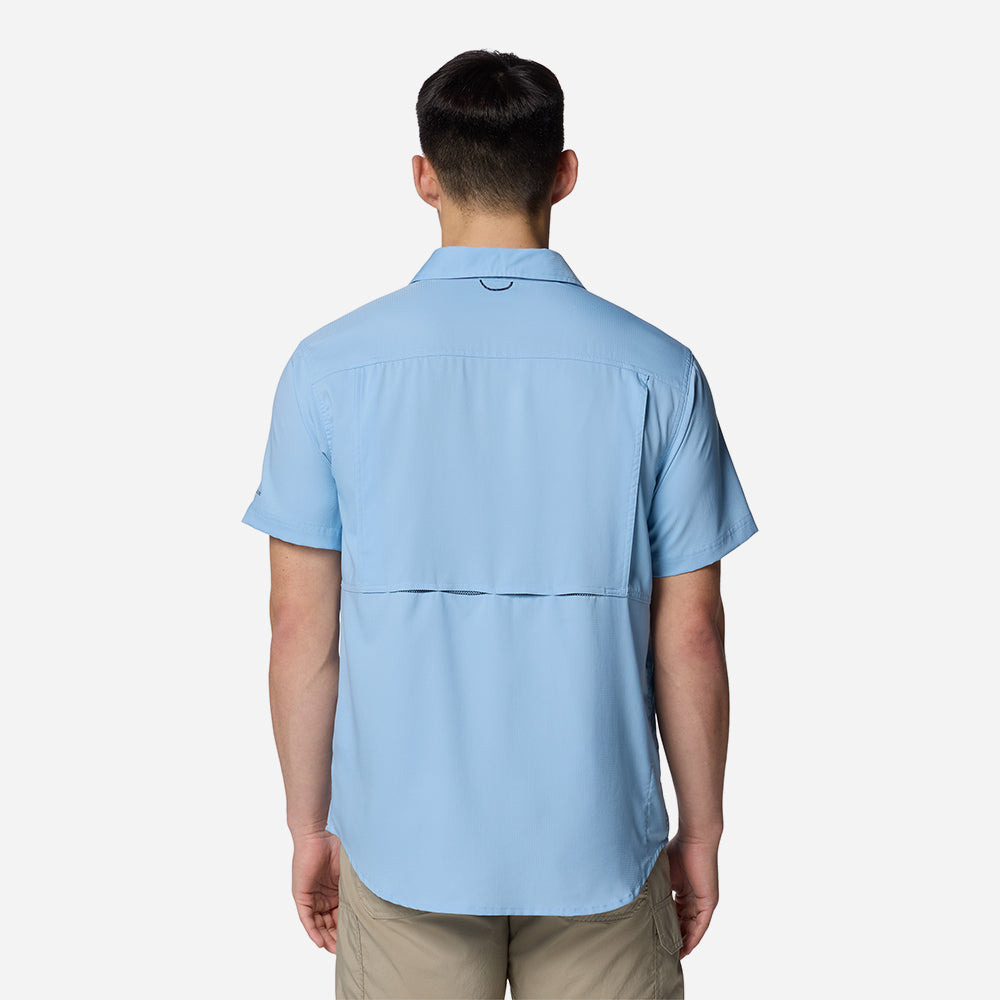 Áo Sơ Mi Tay Ngắn Nam Columbia Silver Ridge™ Utility Lite - Xanh Dương - Supersports Vietnam