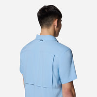 Áo Sơ Mi Tay Ngắn Nam Columbia Silver Ridge™ Utility Lite - Xanh Dương - Supersports Vietnam