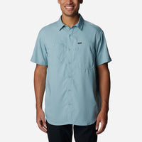Men's Columbia Silver Ridge™ Utility Lite Short Sleeve Shirt - Blue