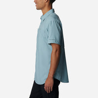 Áo Sơ Mi Tay Ngắn Nam Columbia Silver Ridge™ Utility Lite - Xanh Dương - Supersports Vietnam